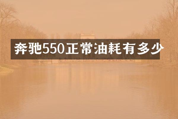 奔驰550正常油耗有多少
