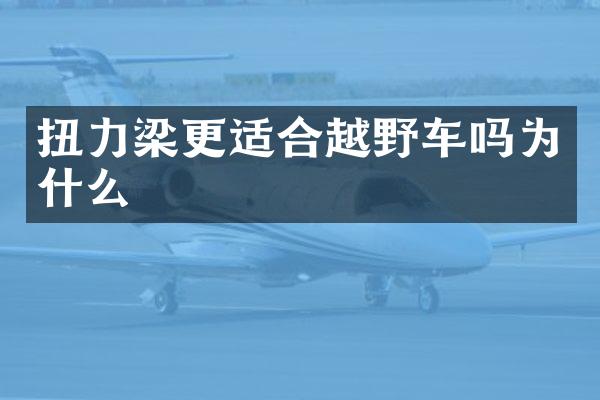 扭力梁更适合越野车吗为什么