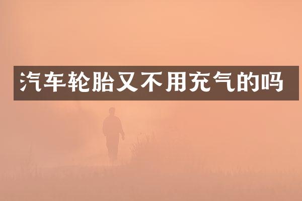 汽车轮胎又不用充气的吗