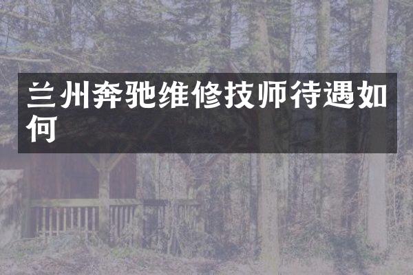 兰州奔驰维修技师待遇如何
