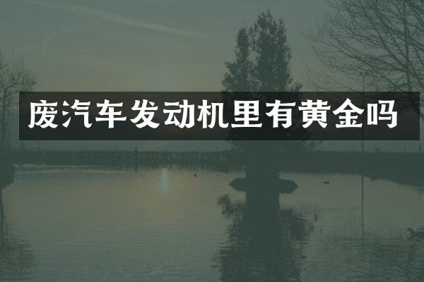 废汽车发动机里有黄金吗