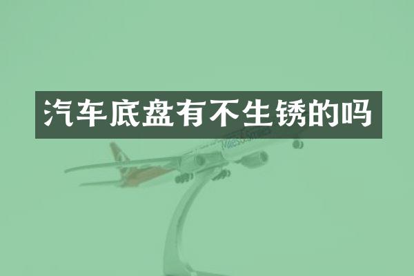 汽车底盘有不生锈的吗