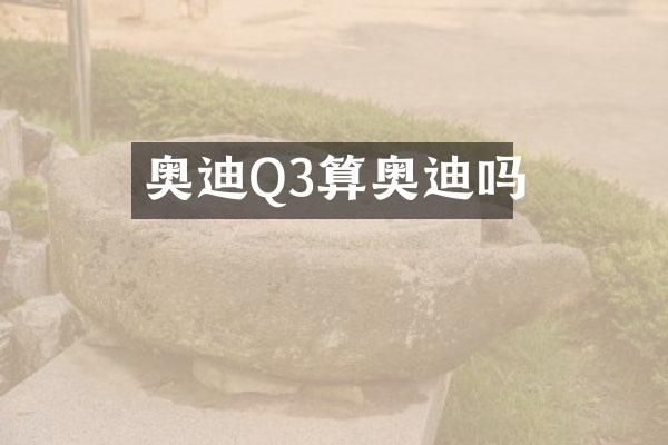奥迪Q3算奥迪吗