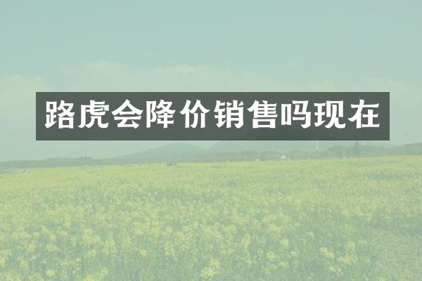 路虎会降价销售吗现在