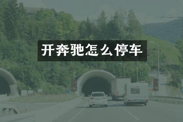 开奔驰怎么停车