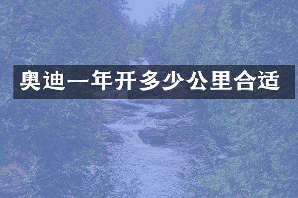 奥迪一年开多少公里合适