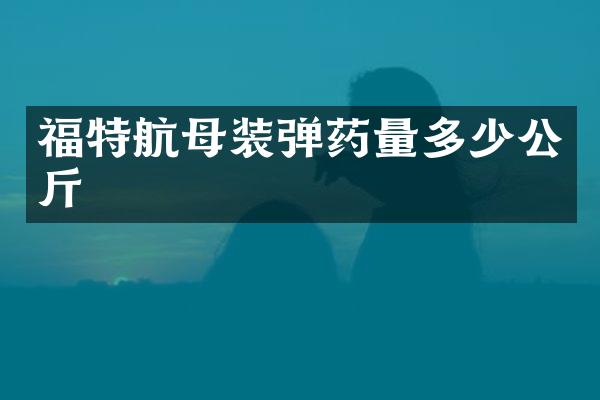 福特航母装弹药量多少公斤