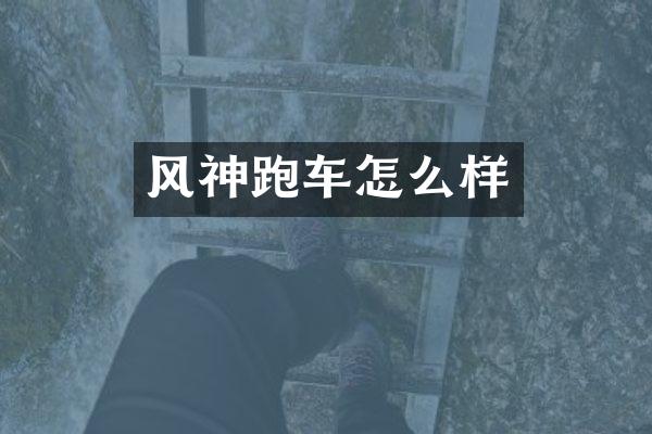 风神跑车怎么样