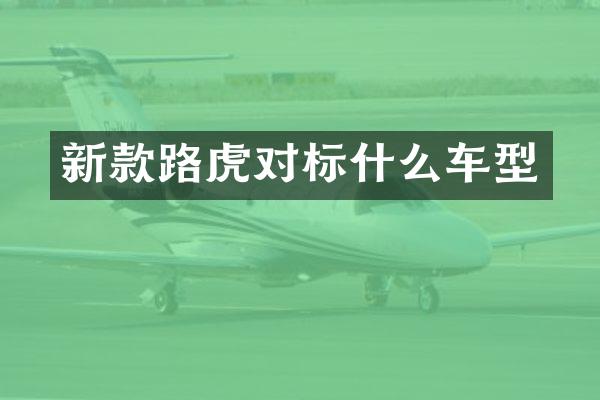 新款路虎对标什么车型