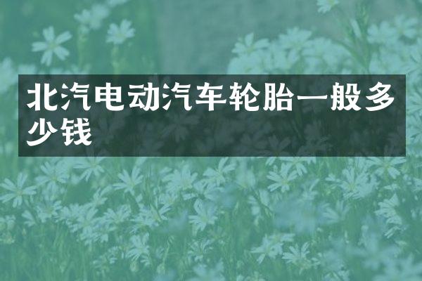 北汽电动汽车轮胎一般多少钱