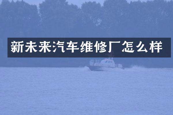 新未来汽车维修厂怎么样