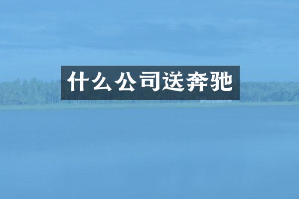 什么公司送奔驰