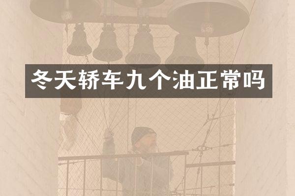 冬天轿车九个油正常吗