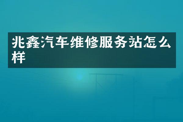 兆鑫汽车维修服务站怎么样
