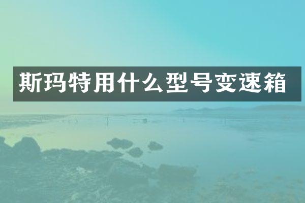 斯玛特用什么型号变速箱