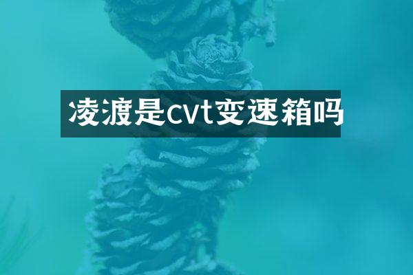 凌渡是cvt变速箱吗