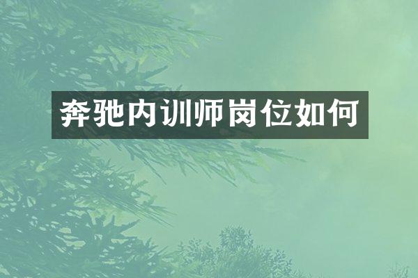奔驰内训师岗位如何