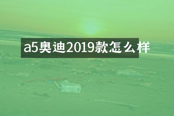 a5奥迪2019款怎么样