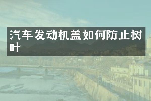 汽车发动机盖如何防止树叶