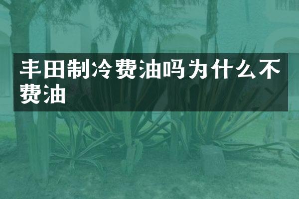 丰田制冷费油吗为什么不费油