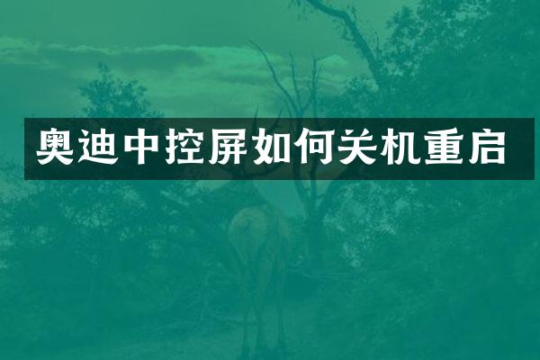 奥迪中控屏如何关机重启