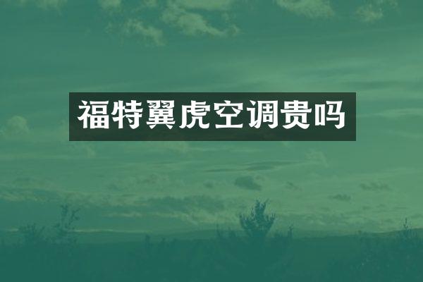 福特翼虎空调贵吗