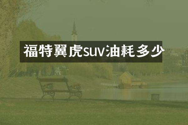 福特翼虎suv油耗多少
