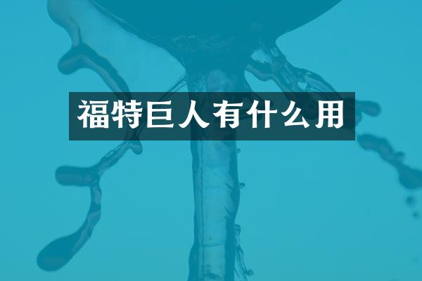 福特巨人有什么用