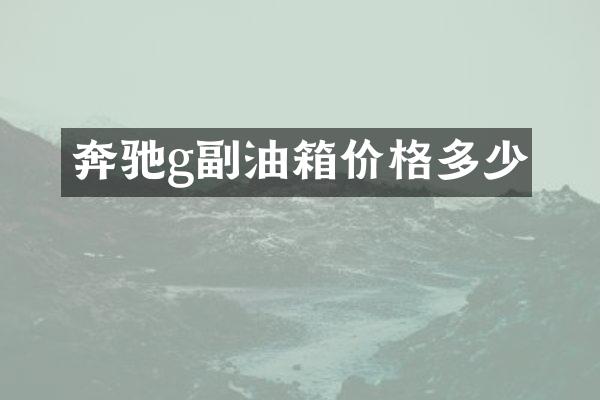 奔驰g副油箱价格多少