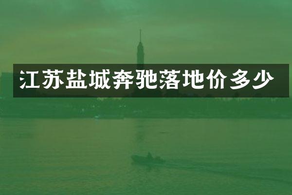 江苏盐城奔驰落地价多少