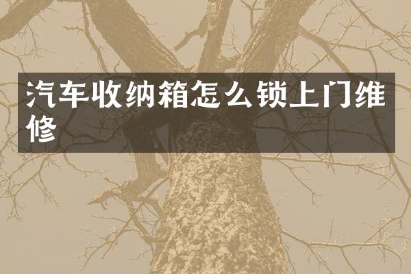 汽车收纳箱怎么锁上门维修