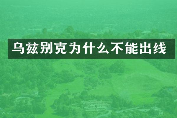 乌兹别克为什么不能出线