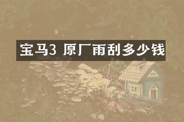 宝马3 原厂雨刮多少钱