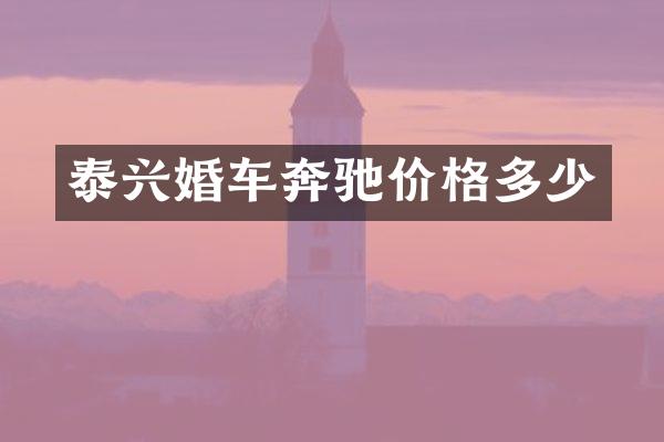 泰兴婚车奔驰价格多少