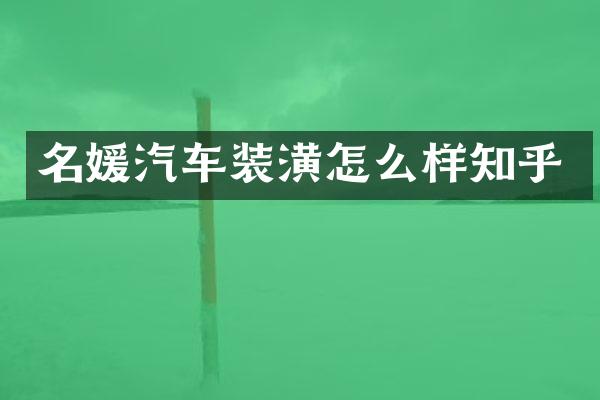 名媛汽车装潢怎么样知乎