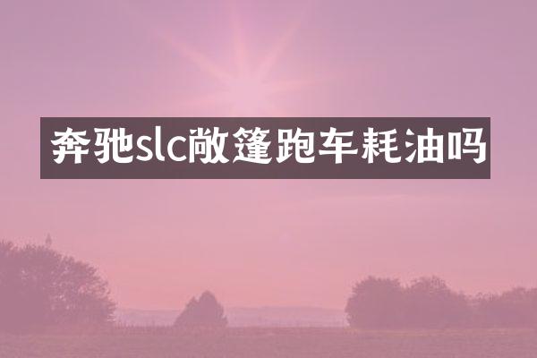 奔驰slc敞篷跑车耗油吗