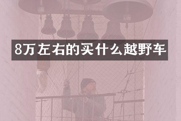 8万左右的越野车