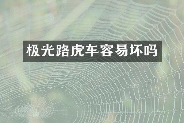 极光路虎车容易坏吗