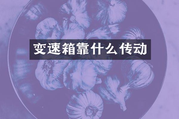变速箱靠什么传动