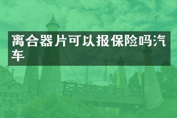 离合器片可以报保险吗汽车