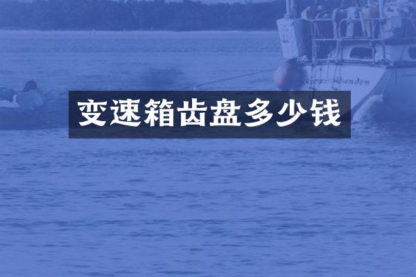 变速箱齿盘多少钱