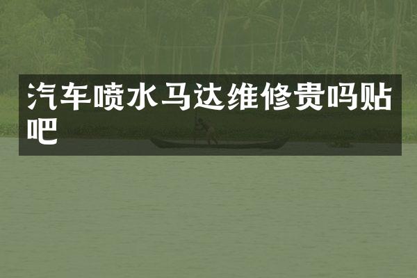 汽车喷水马达维修贵吗贴吧