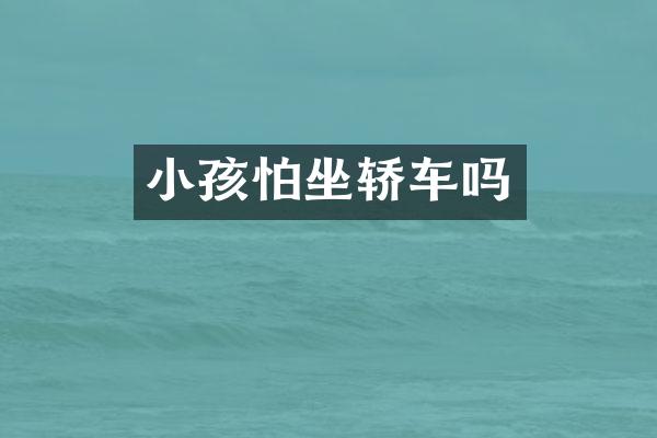 小孩怕坐轿车吗