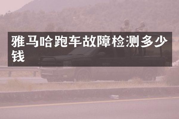 雅马哈跑车故障检测多少钱