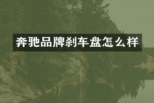 奔驰品牌刹车盘怎么样