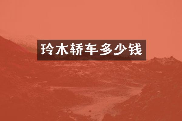玲木轿车多少钱
