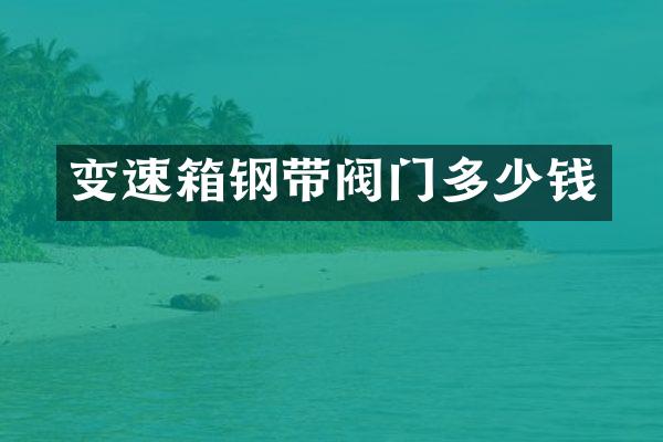 变速箱钢带阀门多少钱