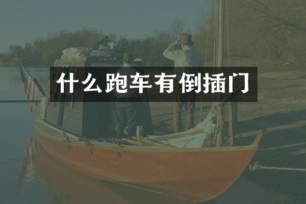 什么跑车有倒插门
