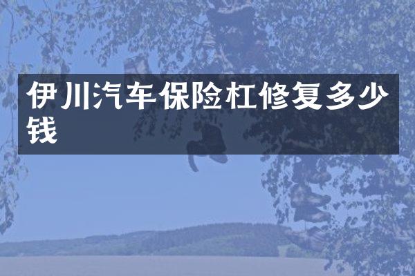 伊川汽车保险杠修复多少钱