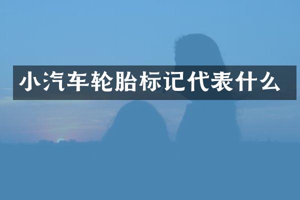 小汽车轮胎标记代表什么